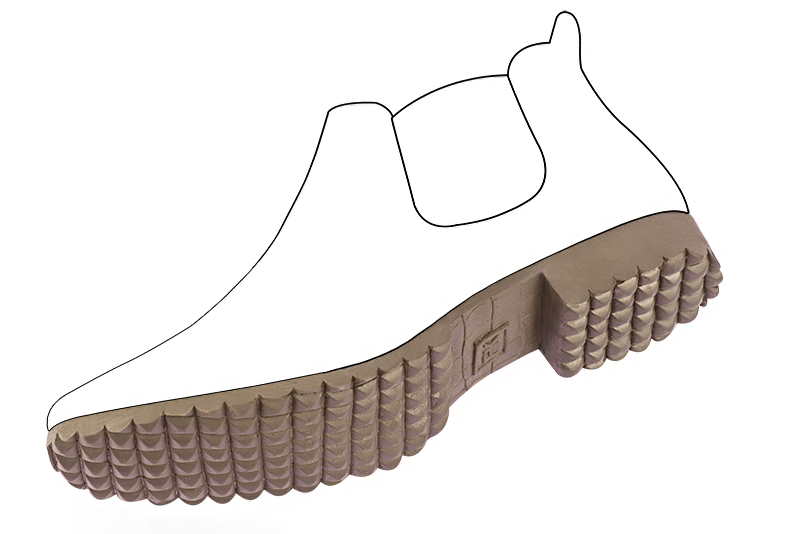 1 1&frasl;8 inch / 3 cm high rubber soles at the back - Florence Kooijman